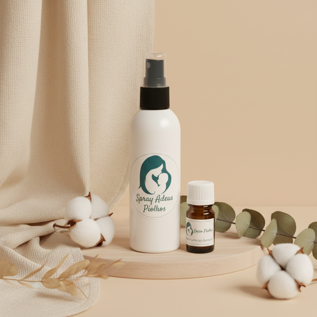 Kit Adeus Piolhos | Soluções Naturais infantis